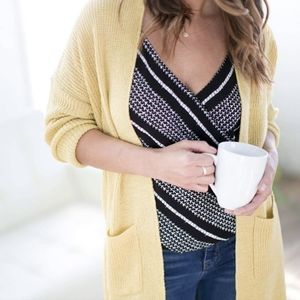 Knit cardigan